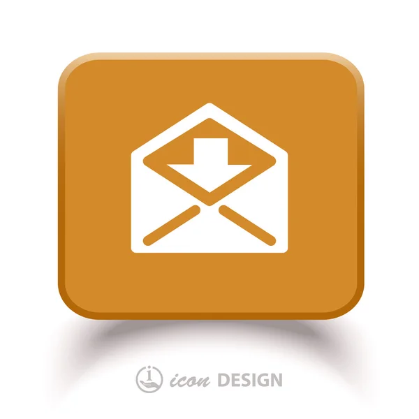 Icono de correo — Vector de stock