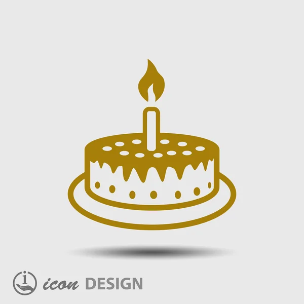 Cake icon — Stock Vector