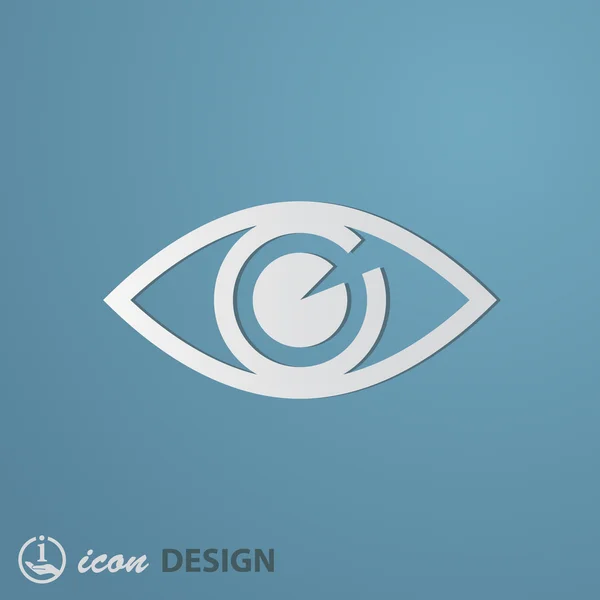 Icono del ojo — Vector de stock