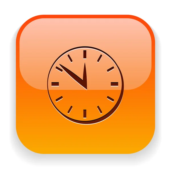 Icono del reloj — Vector de stock