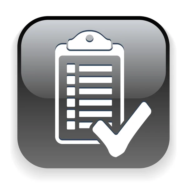 Icono de lista de verificación — Archivo Imágenes Vectoriales