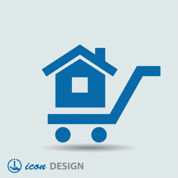 Icône maison — Image vectorielle