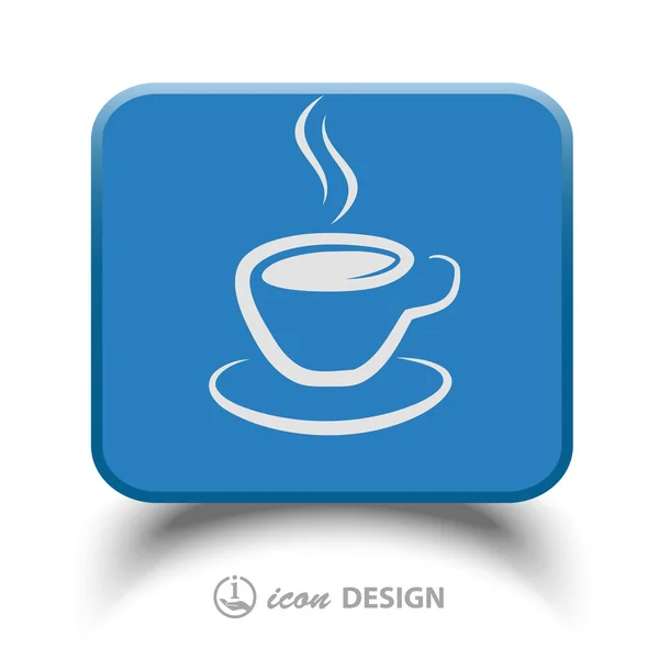 Koffiecup Icoon — Stockvector