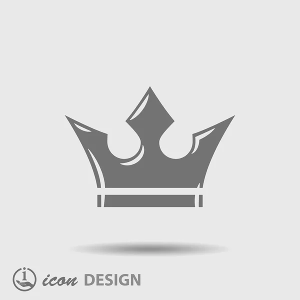 Pictografía de corona — Vector de stock