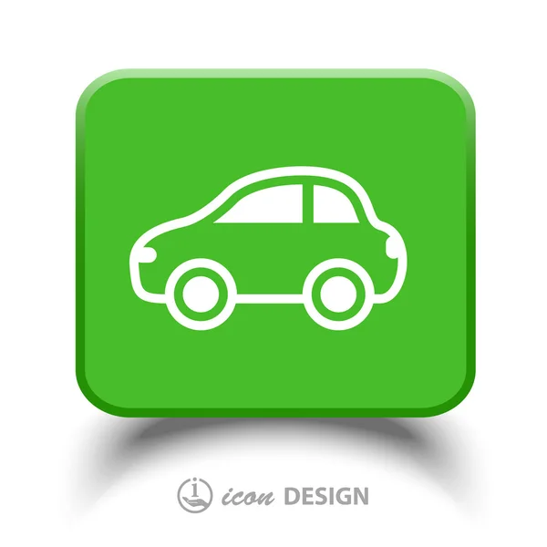 Icono del coche — Vector de stock