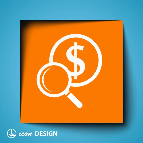 Icono del dinero — Vector de stock