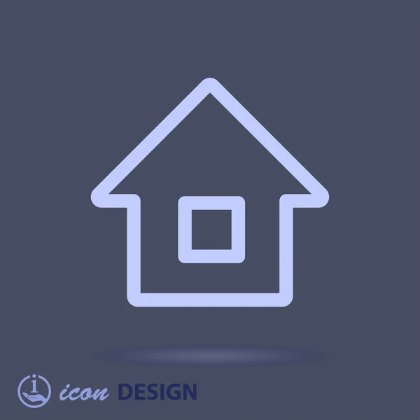 Home Ikoon — Stockvector