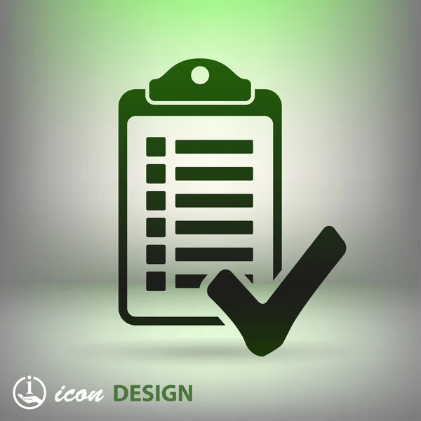 Checklist icon — Stock Vector