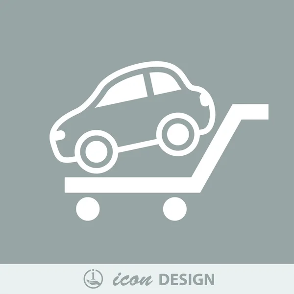 Icono del coche — Vector de stock