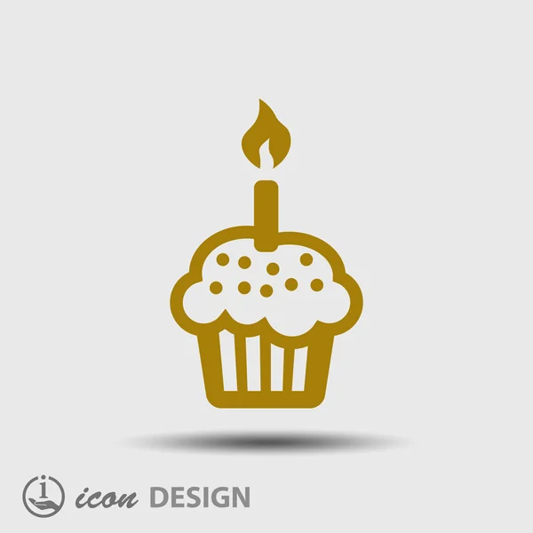 Cake icon — Stock Vector