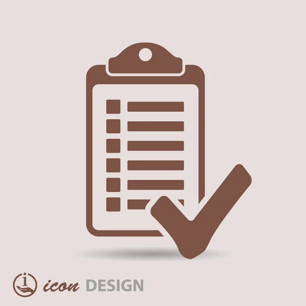 Checklist icon — Stock Vector