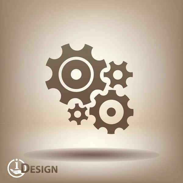 Gears icon — Stock Vector