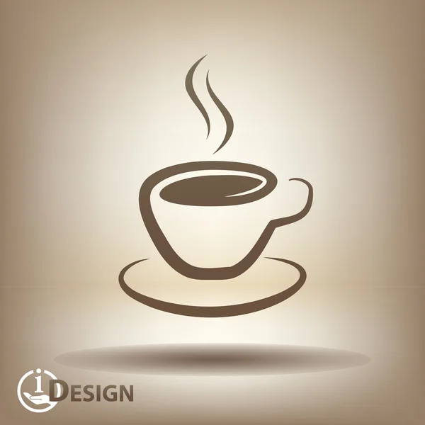 Coffee cup icon — Stock Vector