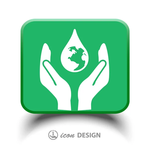 Eco-pictogram — Stockvector