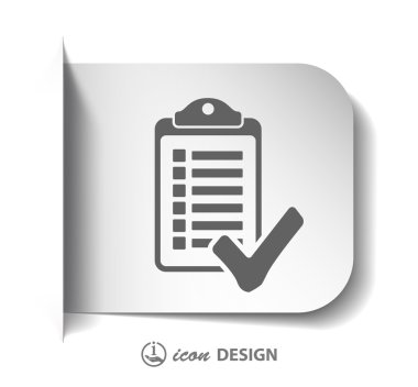 kontrol listesi simgesi