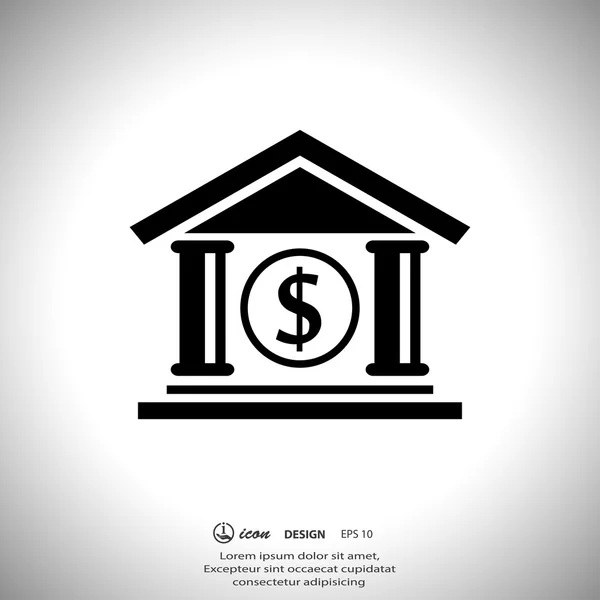 Bank icon — Stock Vector