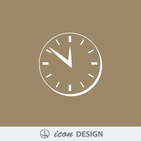 Icono del reloj — Vector de stock