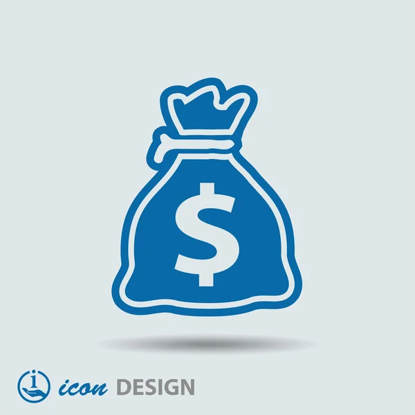 Money bag icon — Stock Vector