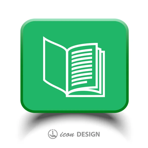 Icono del libro — Vector de stock