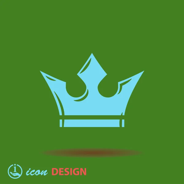 Pictografía de corona — Vector de stock