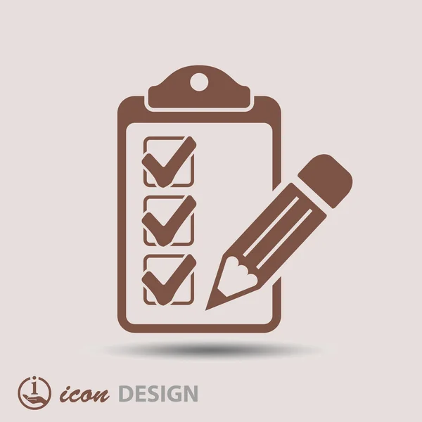 Checklist icon — Stock Vector