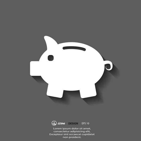 Moneybox icono — Archivo Imágenes Vectoriales
