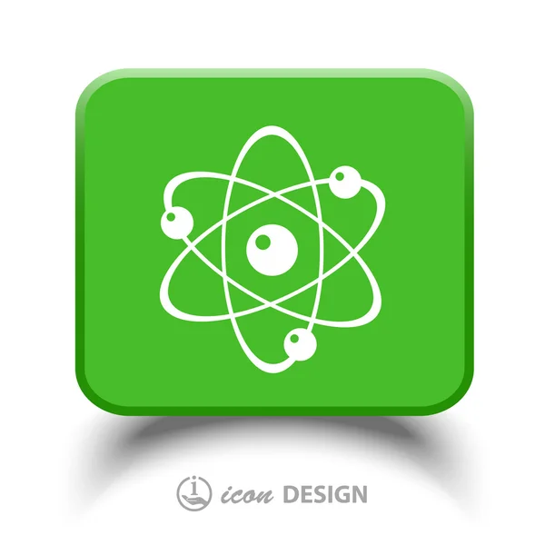 Atom icon — Stock Vector