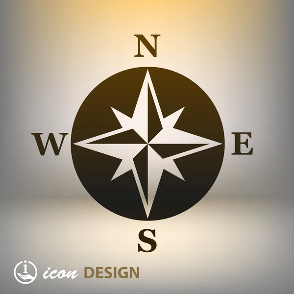 Compass icon — Stock Vector