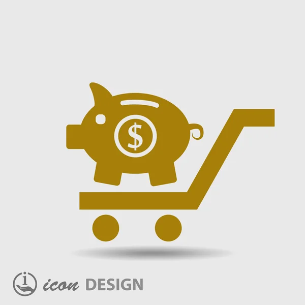 Moneybox icon — Stock Vector