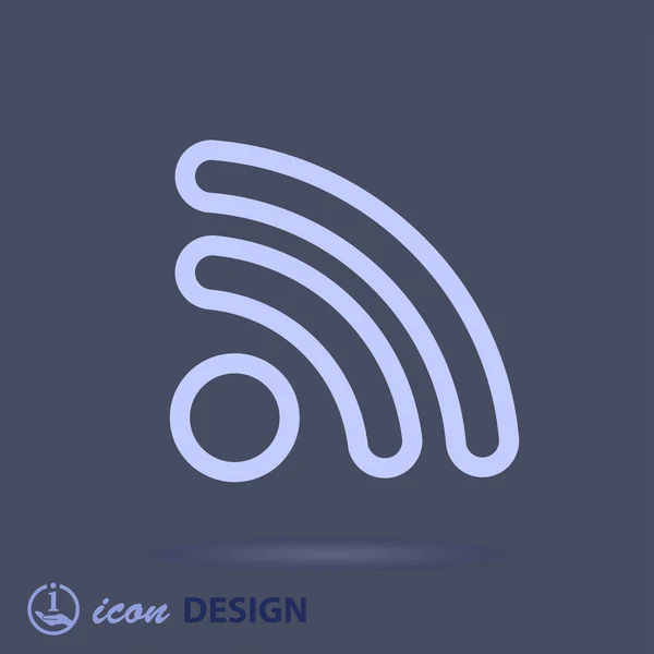 Icône Rss — Image vectorielle