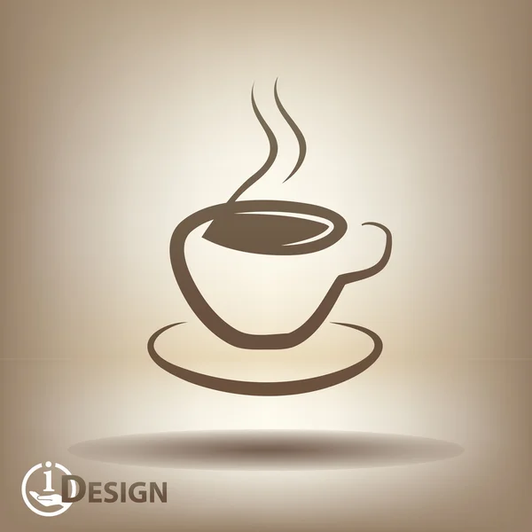 Coffee cup icon — Stock Vector