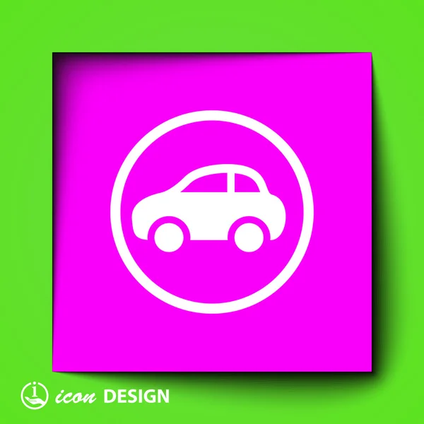 Icono del coche — Vector de stock