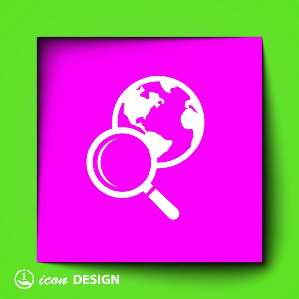 Zoeken Pictogram — Stockvector