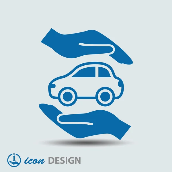 Icono del coche — Vector de stock