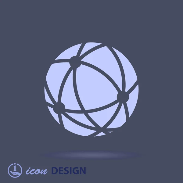 Icône Globe — Image vectorielle