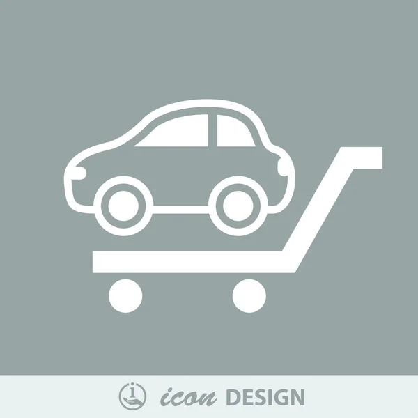 Auto pictogram. — Stockvector