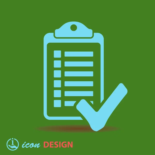 Checklist icon — Stock Vector