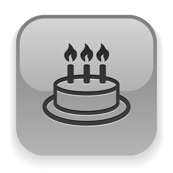 Icône de gâteau — Image vectorielle