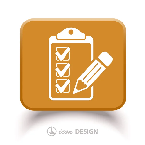 Checklist icon — Stock Vector