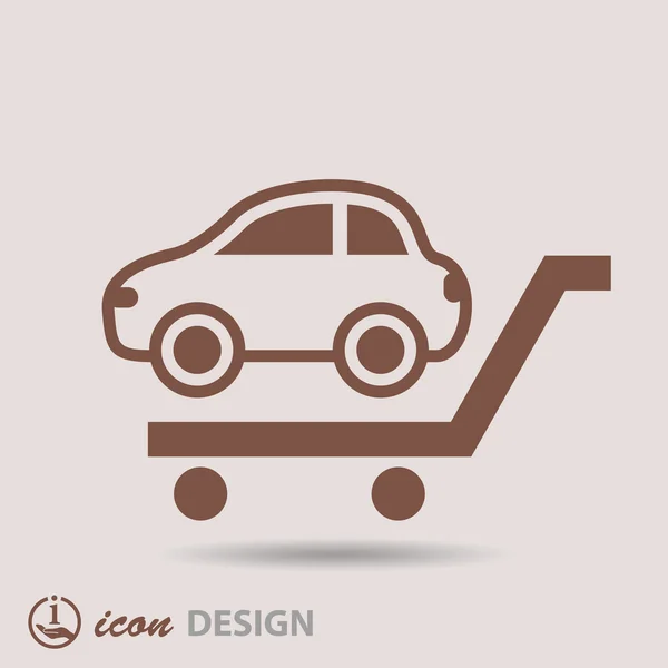 Icono del coche — Archivo Imágenes Vectoriales