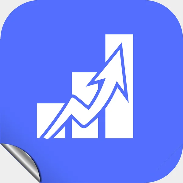 Ícone gráfico — Vetor de Stock
