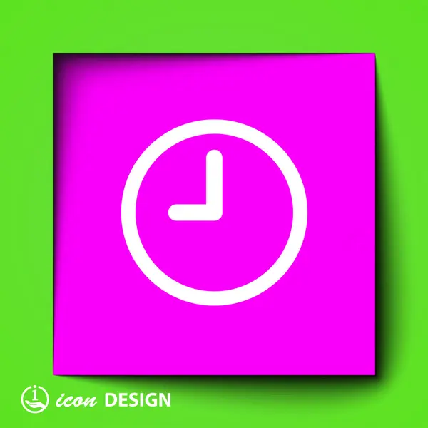 Icono del reloj — Archivo Imágenes Vectoriales