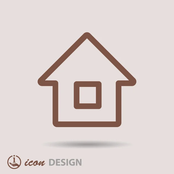 Home Ikoon — Stockvector