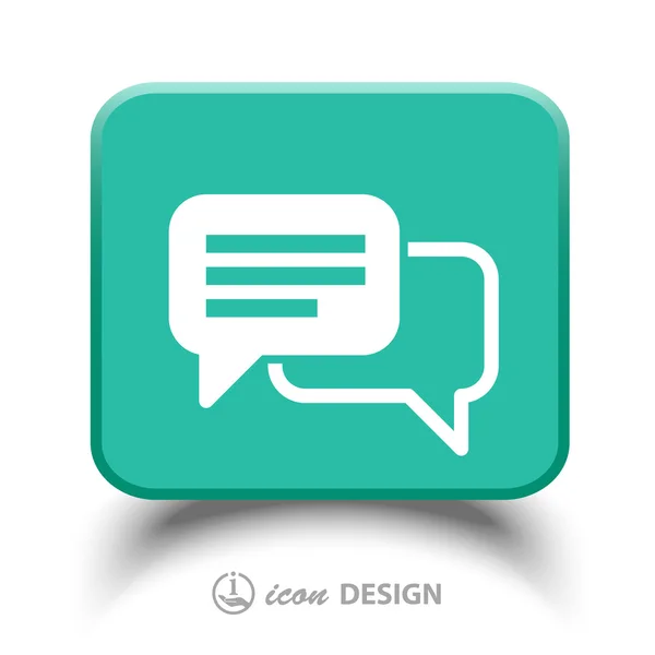 Message or chat icon — Stock Vector