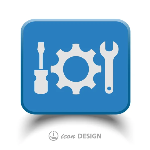 Gereedschap Ikoon — Stockvector