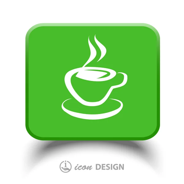 Cup pictogram — Stockvector