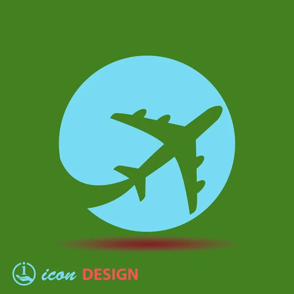 Icône d'avion — Image vectorielle