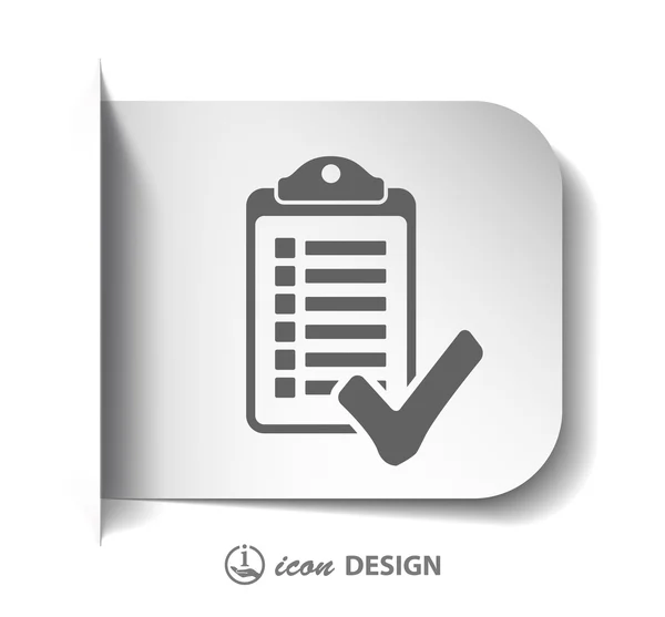 Checklist icon — Stock Vector