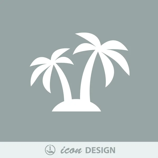 Icono de isla — Vector de stock