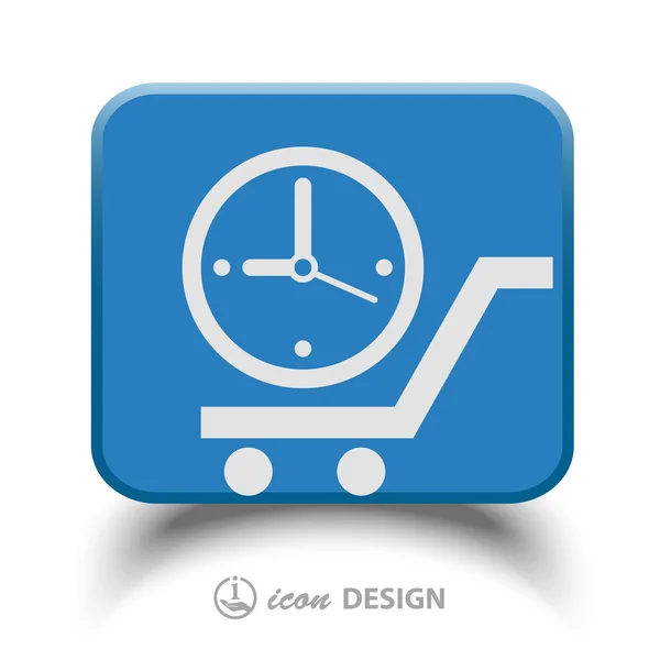 Clock icon — Stock Vector